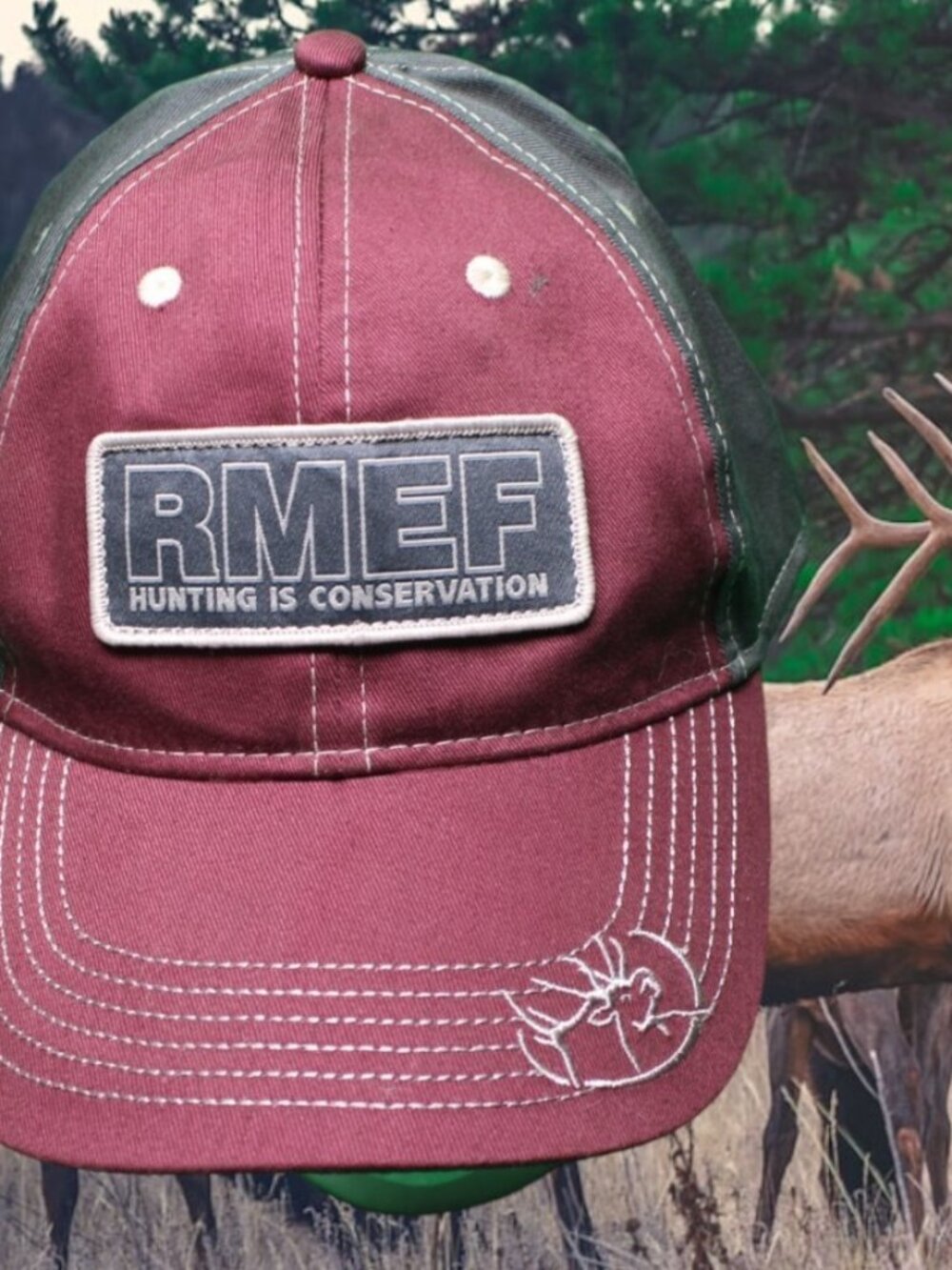 RMEF Team Elk Hunting Rocky Mountain Elk Foundation Hat Cap sponsor